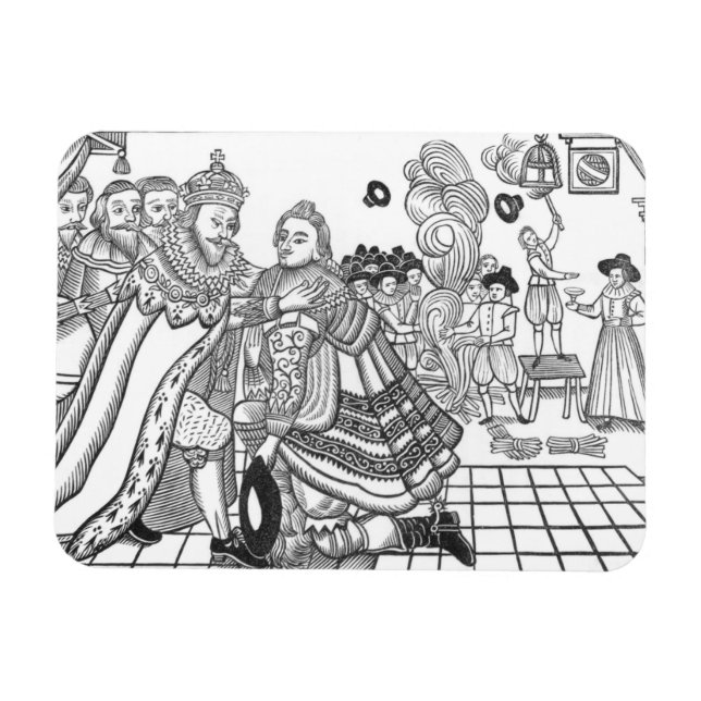 Magnet Flexible Arrivée de Sa Majesté Charles (1600-49) Princ (Horizontal)