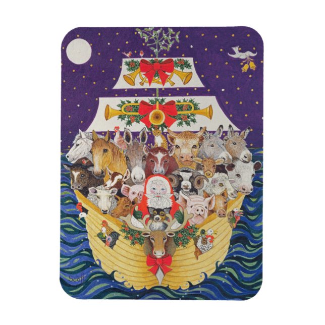 Magnet Flexible Arrivée Noël (Vertical)