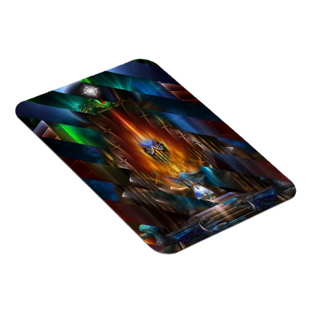 Magnet Flexible Arsencia Golden Goddess Razor Cut Photo Magazine (Côté Droit)