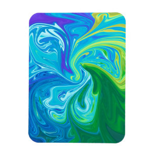 Magnet Flexible Art abstrait coloré