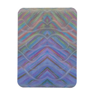 Magnet Flexible Art abstrait coloré unique P40M