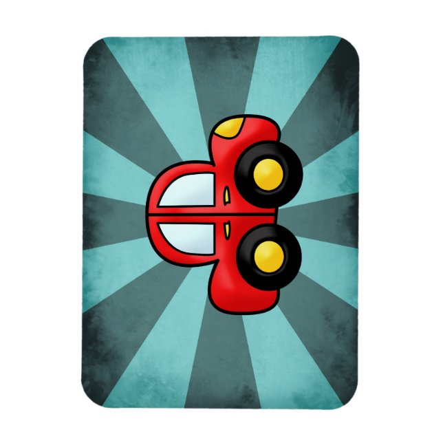 Magnet Flexible Art Automobile Classique Impression Automobile Rét (Vertical)