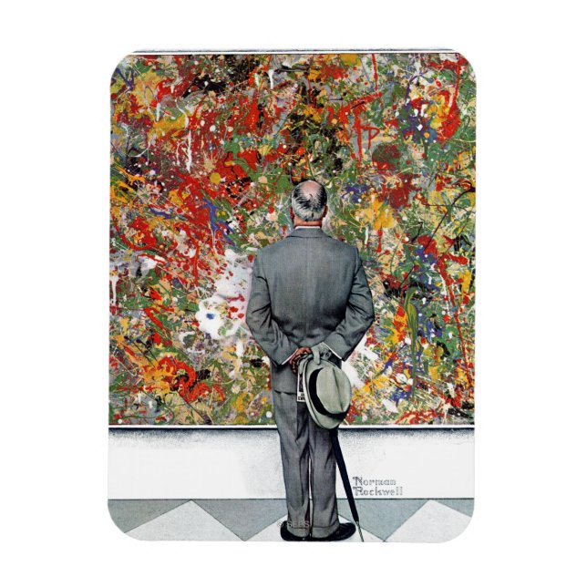 Magnet Flexible Art Connoisseur par Norman Rockwell (Vertical)