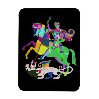 Magnet Flexible Art Déco St George le scinque du dragon