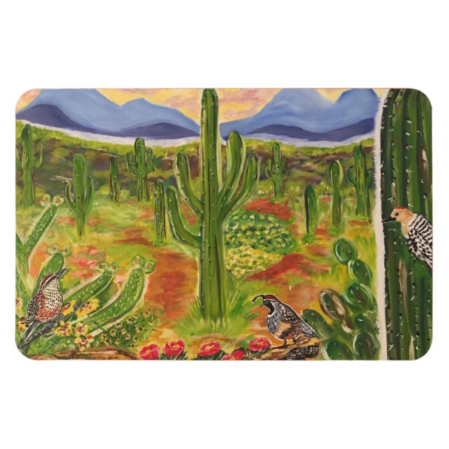 Magnet Flexible Art du désert de l'Arizona (Horizontal)