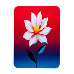 Magnet Flexible Art floral minimaliste moderne