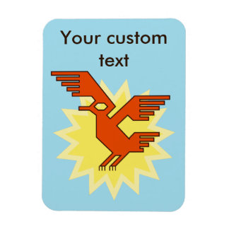 Magnet Flexible Art géométrique moderne d'oiseau de condor andin