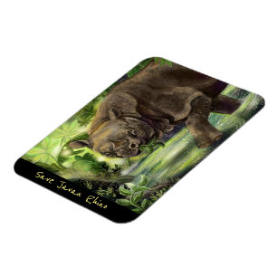 Magnet Flexible Art Javan Rhino