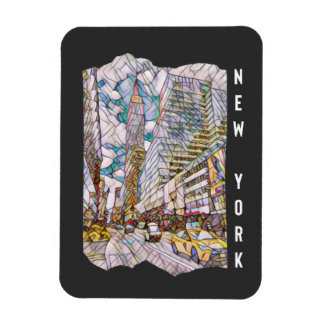 Magnet Flexible Art Mosaïque esthétique de New York
