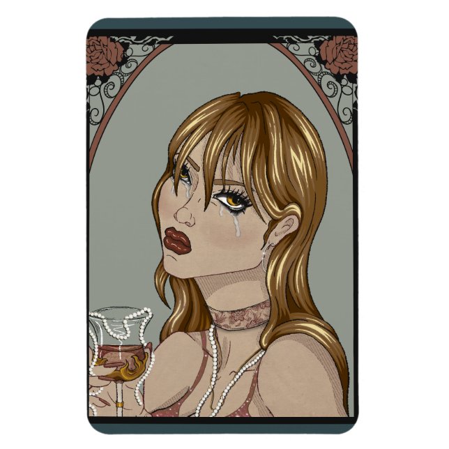 Magnet Flexible Art Nouveau (Vertical)
