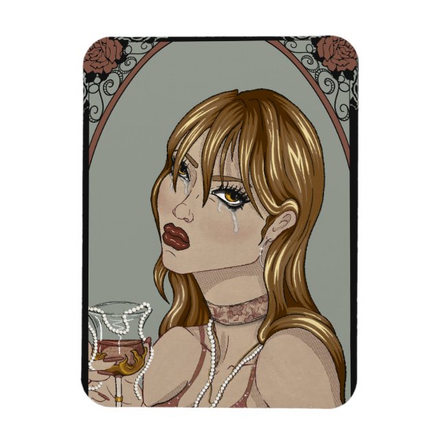 Magnet Flexible Art Nouveau (Vertical)