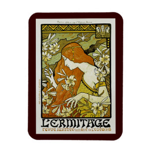 Magnet Flexible Art Nouveau de L'Ermitage floral