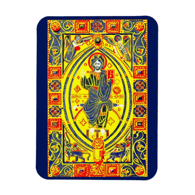 Magnet Flexible Art populaire byzantin Jésus (Vertical)