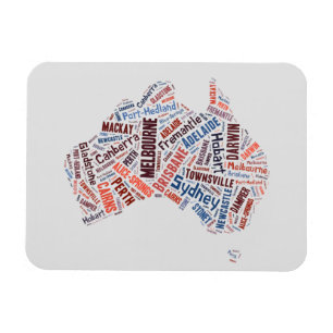 Magnet Flexible Art Word Australie