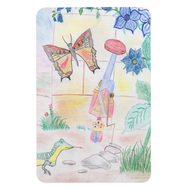 Magnet Flexible Artisanat sur mesure pour les enfants, jouet pour  (Vertical)