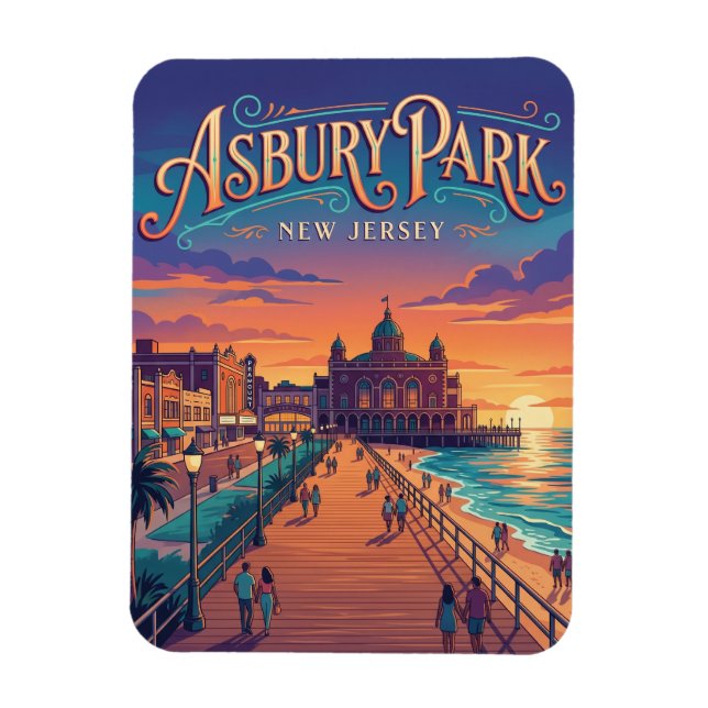 Magnet Flexible Asbury Park New Jersey (Vertical)