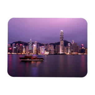 Magnet Flexible Asie, Chine, Hong Kong, ciel de la ville et