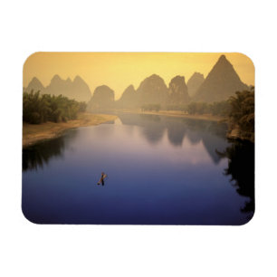 Magnet Flexible Asie, Chine, province de Guangxi, Yangshuo. Seul