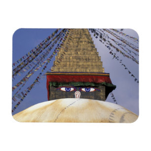 Magnet Flexible Asie, Népal, Katmandou. Bouddhanath Stupa. 2