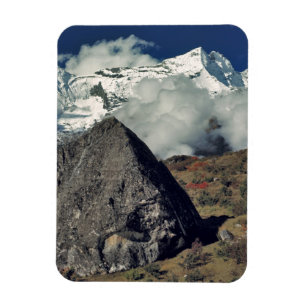 Magnet Flexible Asie, Népal, Parc national de Sagarmatha. Une priè