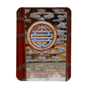 Magnet Flexible Asie, Viêt Nam. Mur orné à la Citadelle