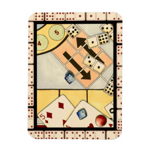 Magnet Flexible Assortiment brouillé des jeux de hasard