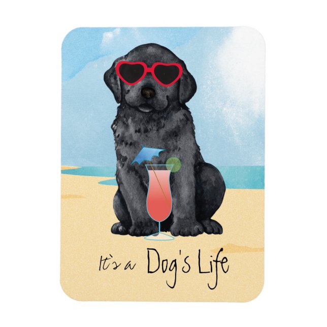 Magnet Flexible Atelier noir d'été (Vertical)