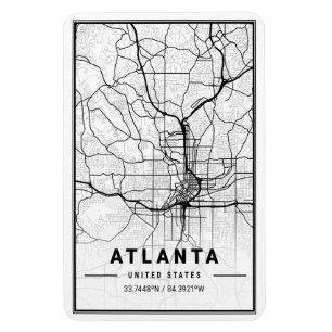 Magnet Flexible Atlanta Georgia USA City Travel City Plan