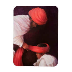 Magnet Flexible Attachement d'un turban 2010