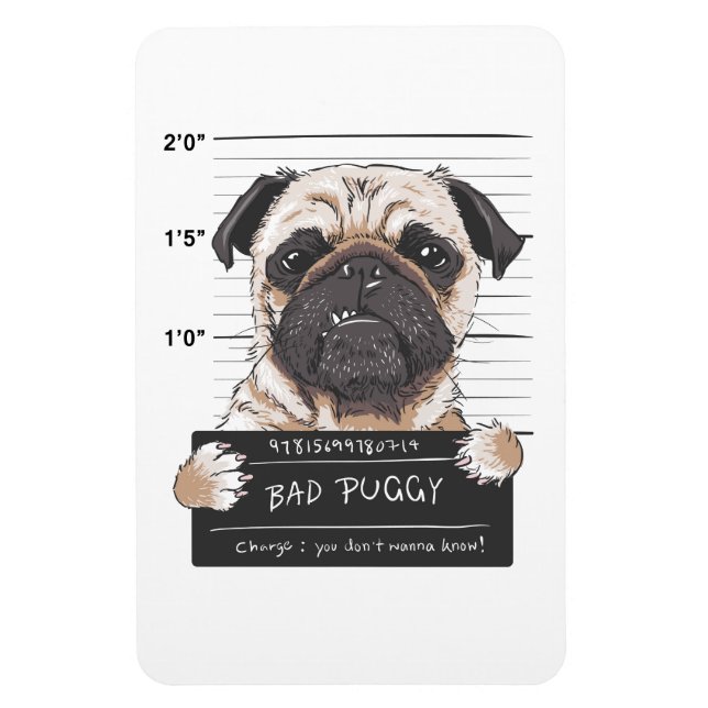 Magnet Flexible Attention au chien (Vertical)