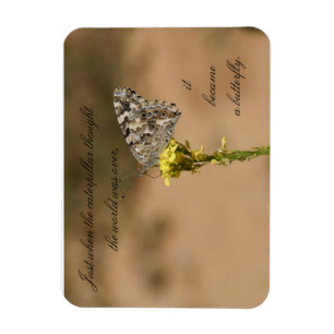 Magnet Flexible Au moment même où la chenille a pensé - aimant