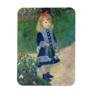 Magnet Flexible Auguste Renoir - Une Fille Avec Une Poubelle D'Eau