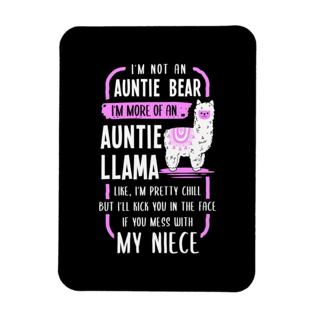 Magnet Flexible Auntie Llama (Vertical)