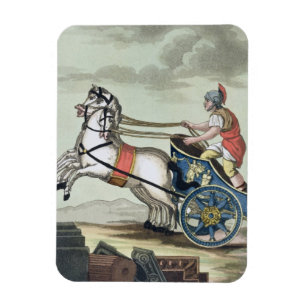Magnet Flexible Aurige, de "L'Antica Roma", 1825 (couleur allumée