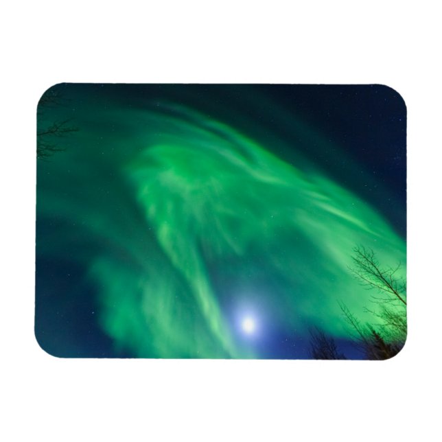 Magnet Flexible aurora boréale | Fairbanks (Horizontal)