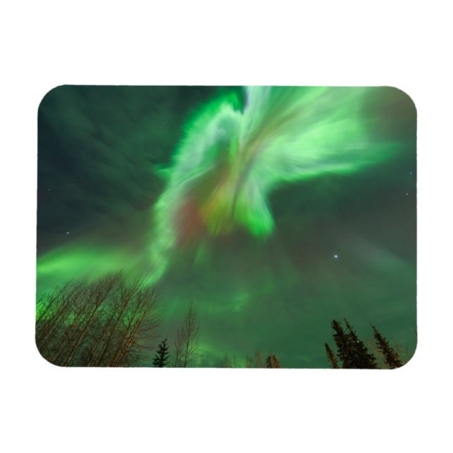 Magnet Flexible aurora boréale | Fairbanks (Horizontal)