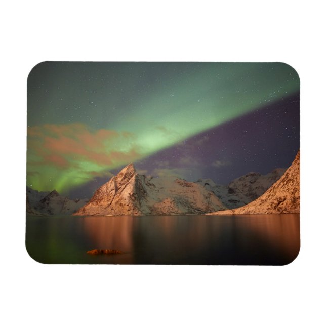 Magnet Flexible Aurora Borealis, Lumières polaires (Horizontal)