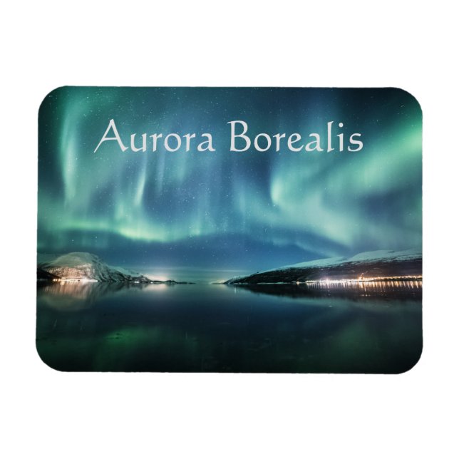 Magnet Flexible Aurora Borealis Norvège (Horizontal)