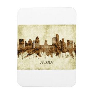 Magnet Flexible Austin Texas Cityscape
