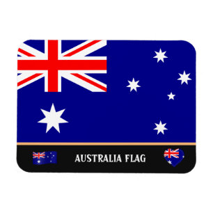 Magnet Flexible Australian Flag & Voyage Australie, vacances /Spor