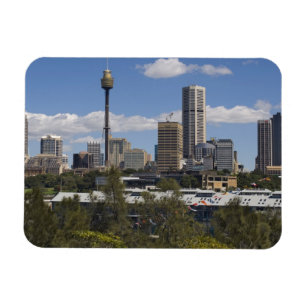 Magnet Flexible Australie, Sydney, Potts Point. Skyline de Sydney.