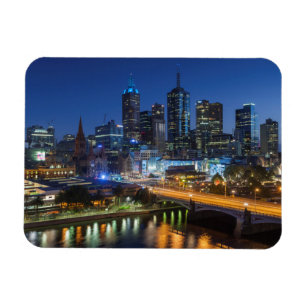 Magnet Flexible Australie, Victoria, Melbourne, skyline avec
