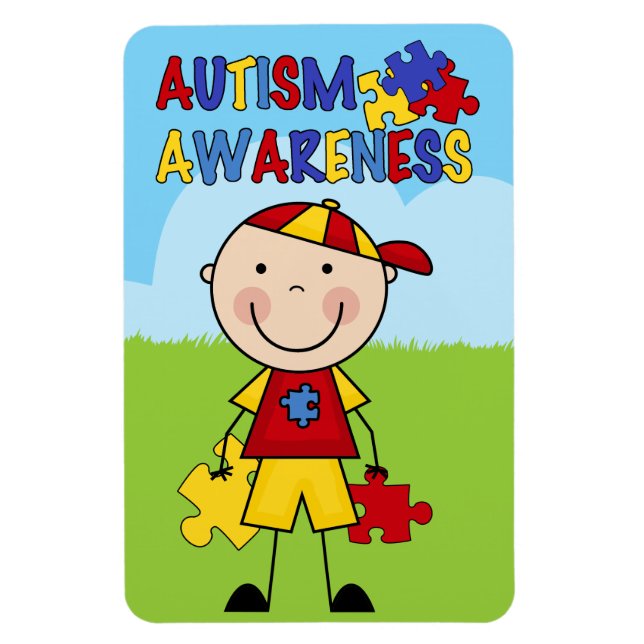 Magnet Flexible Autisme (Vertical)