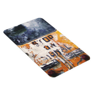 Magnet Flexible autobus scolaire vintage