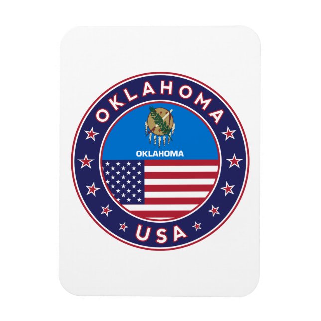 Magnet Flexible Autocollant Oklahoma, étui téléphonique (Vertical)