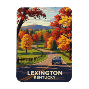 Magnet Flexible Automne à Lexington Kentucky Postcard