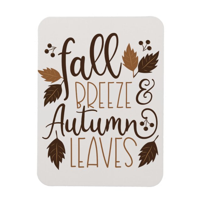 Magnet Flexible Automne Breeze Feuilles d'automne (Vertical)