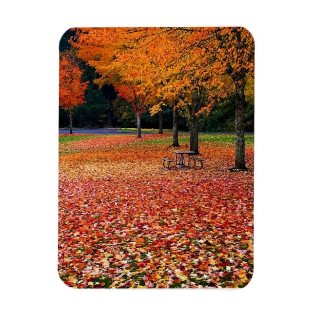 Magnet Flexible Automne dans le parc (Vertical)