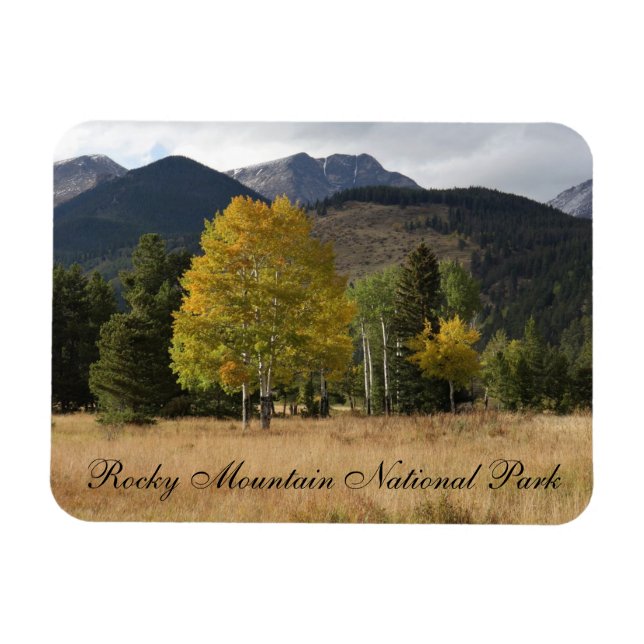 Magnet Flexible Automne sur Mummy Range Parc national des Rocheuse (Horizontal)