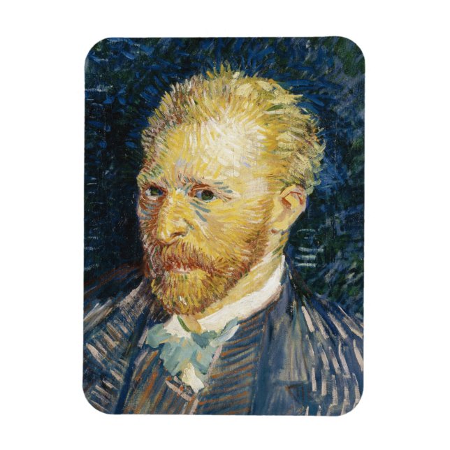 Magnet Flexible Autoportrait Vincent van Gogh peinture fine art (Vertical)